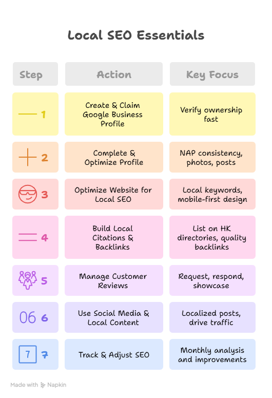 Local SEO Essentials - Step 1 Google Business Profile